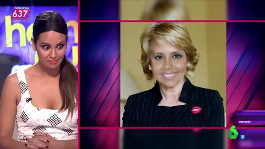 Pedroche 'copia' el look de Esperanza Aguirre Pedroche 'copia' el look de Esperanza Aguirre