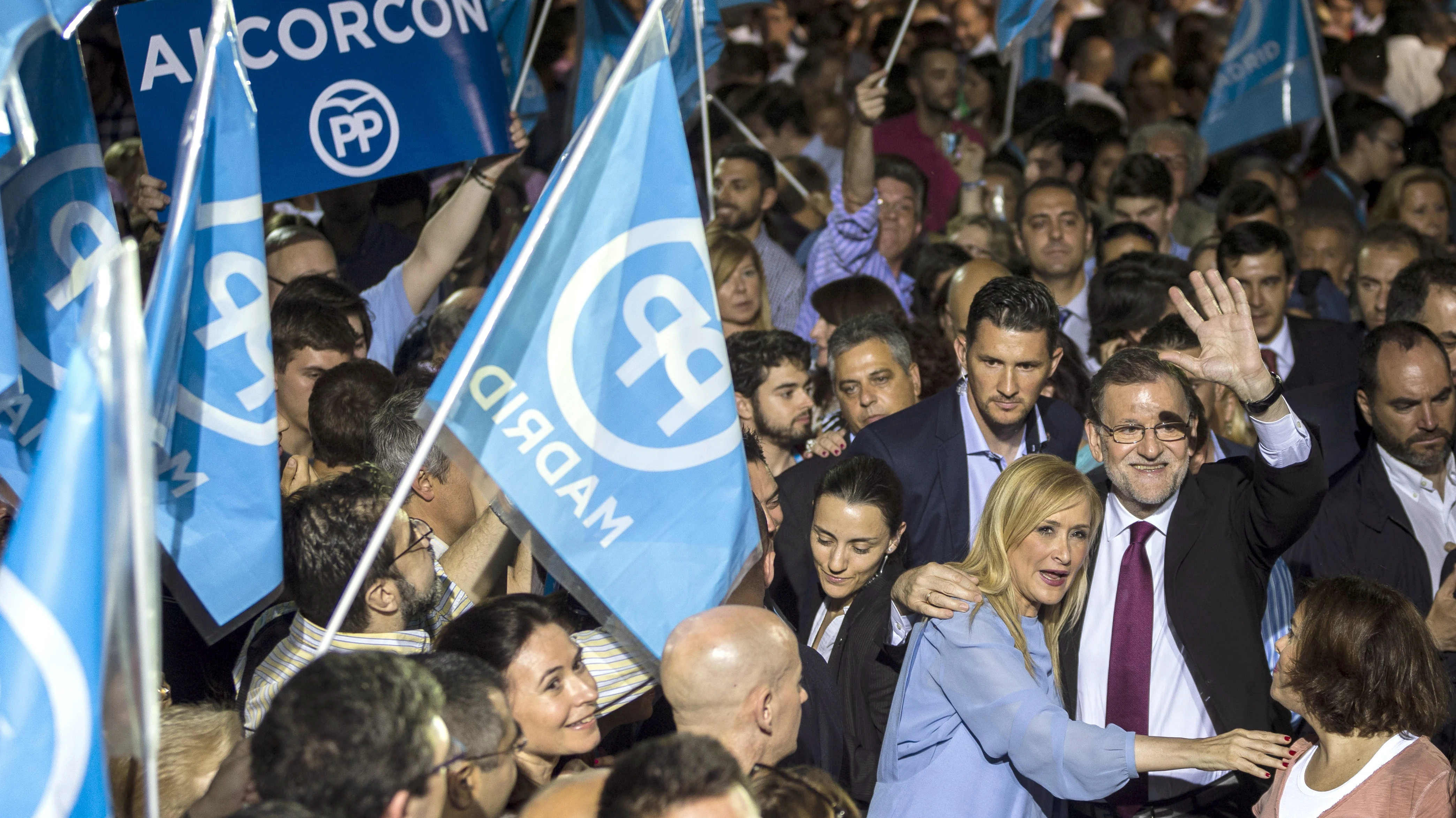 Mariano Rajoy, en el inicio de campaña del PP