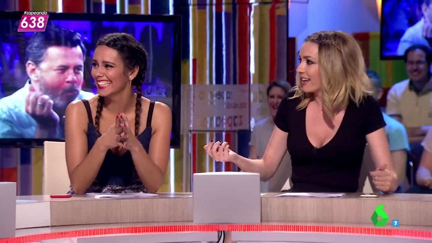 Cristina Pedroche y Anna Simon, en Zapeando