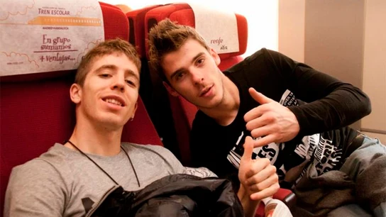 De Gea y Muniain, juntos en una imagen de archivo De Gea y Muniain, juntos en una imagen de archivo