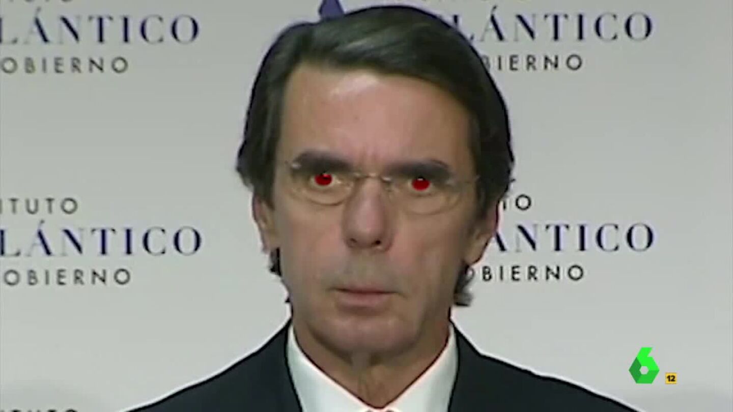 Jos&eacute; Mar&iacute;a Aznar diab&oacute;lico