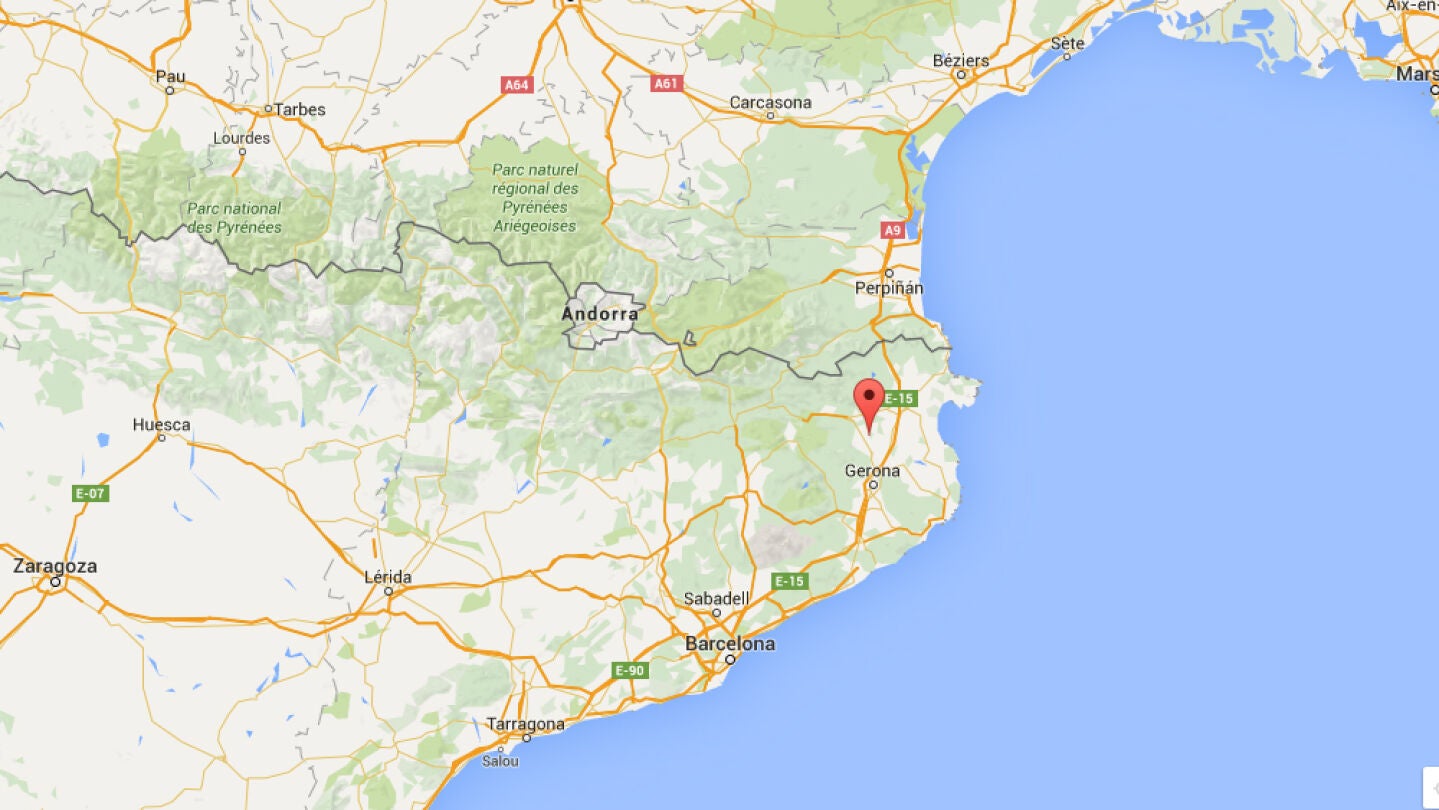 Comarca gerundense lugar del terremoto