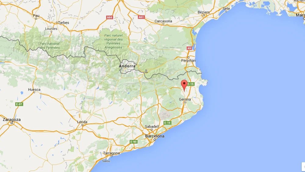 Comarca gerundense lugar del terremoto