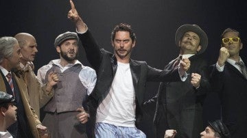 Paco León durante la representación de su obra '¡Cómo está Madriz!'