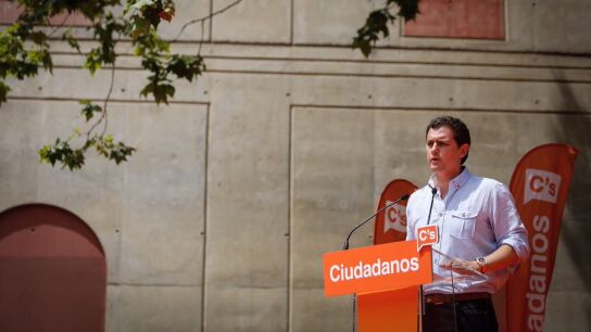 Albert Rivera durante el acto en Barcelona