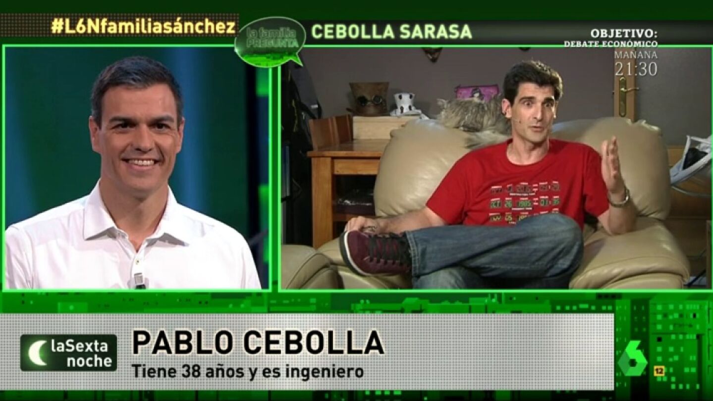 Pablo Cebolla, a Pedro S&aacute;nchez