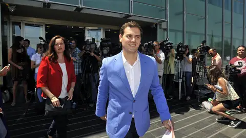 Albert Rivera en un acto en Barcelona Albert Rivera en un acto en Barcelona