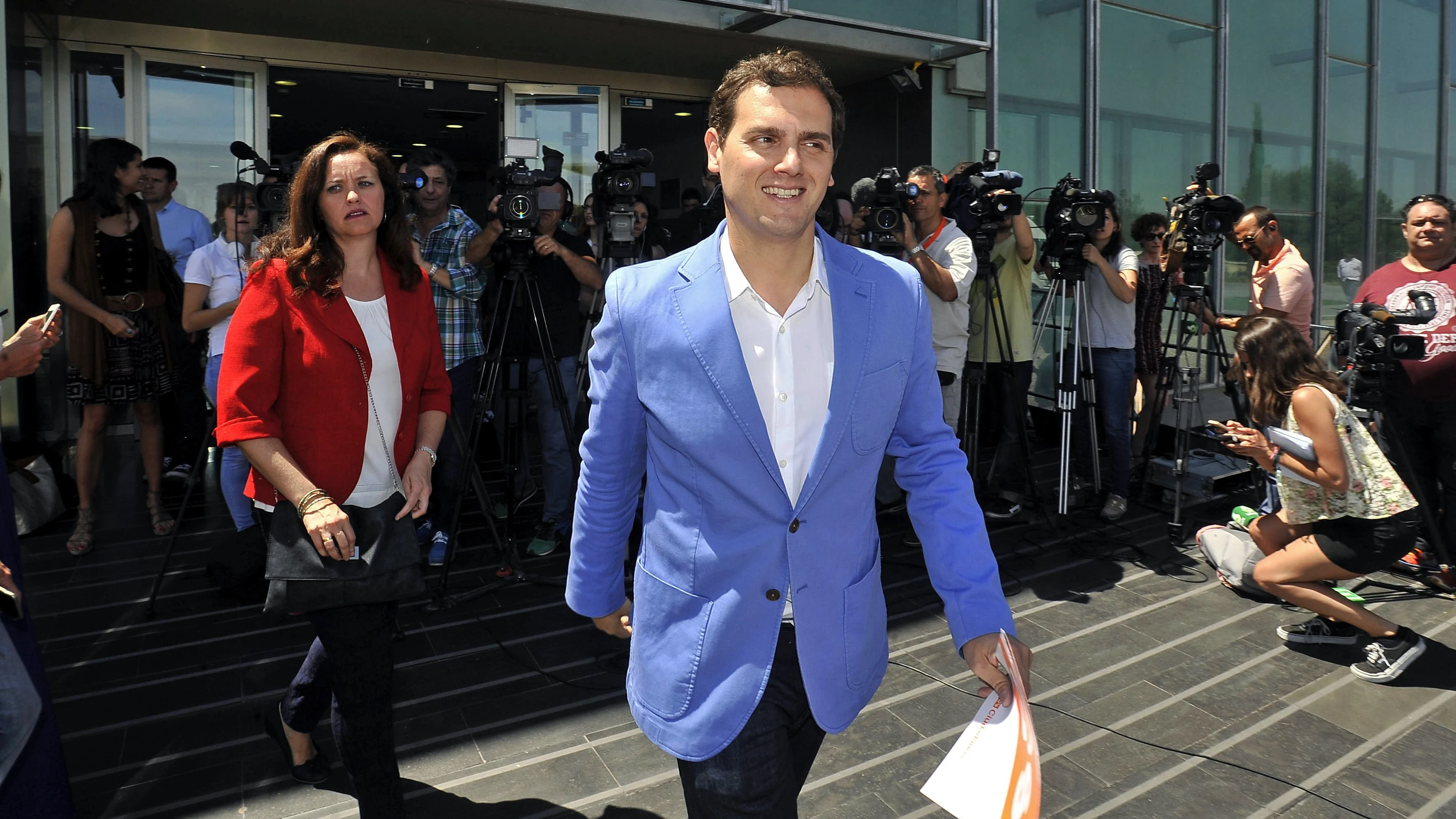 Albert Rivera en un acto en Barcelona