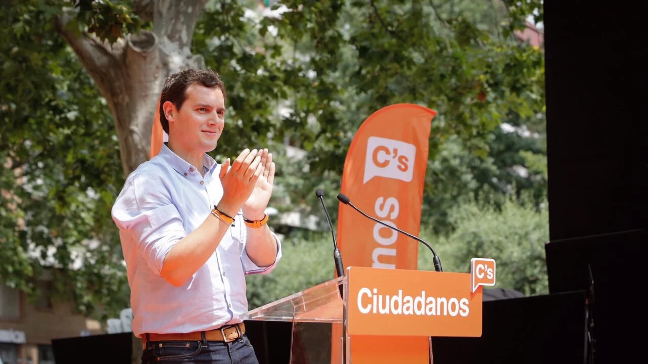 Mitin de Albert Rivera en Barcelona