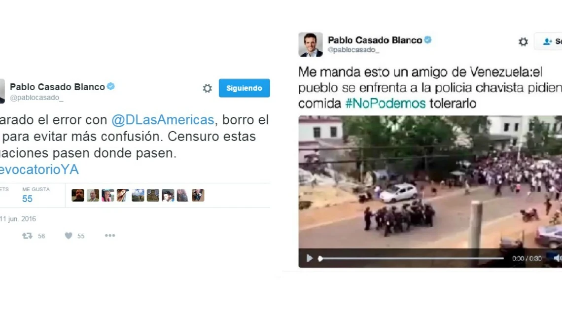 Tuits de Pablo Casado