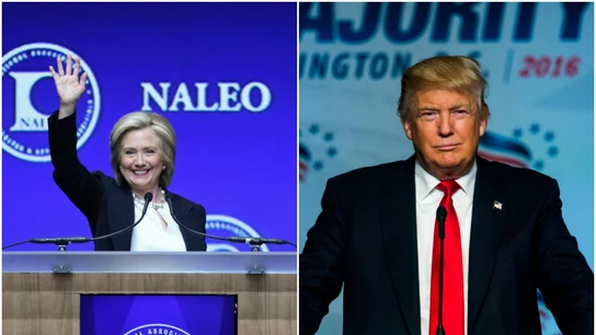 Los candidatos Hillary Clinton y Donald Trump Los candidatos Hillary Clinton y Donald Trump