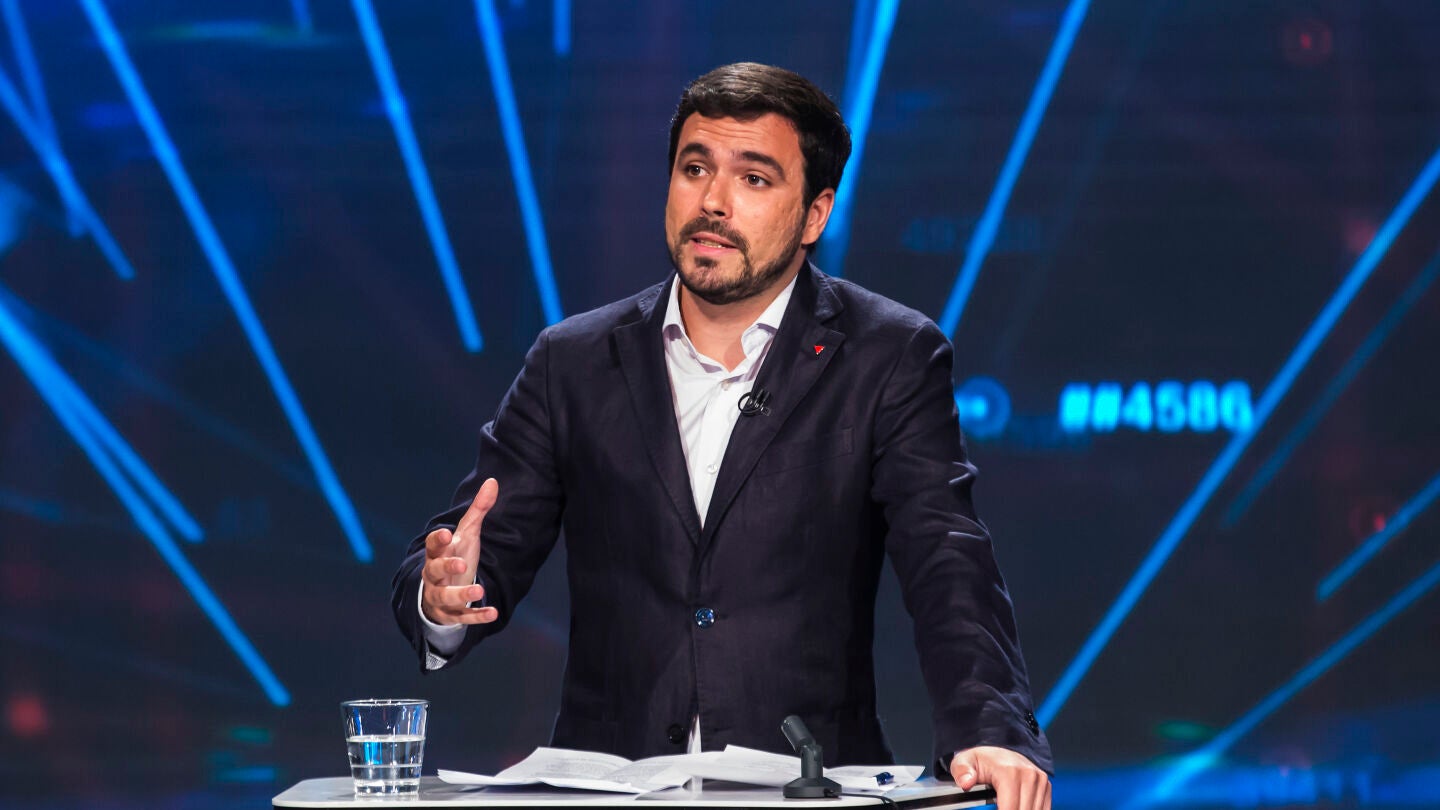 Alberto Garz&oacute;n en el plat&oacute; de 'El Objetivo Econom&iacute;a'