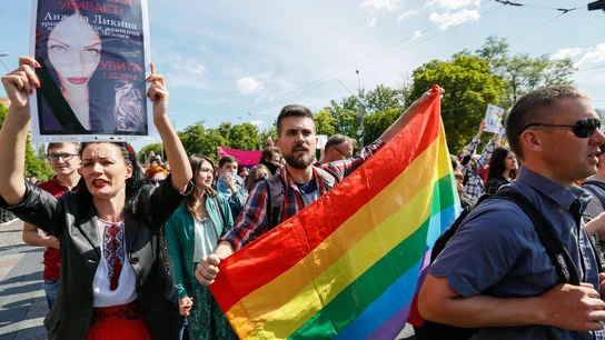 La extrema derecha trata de boicotear el desfile del Orgullo Gay en Ucrania La extrema derecha trata de boicotear el desfile del Orgullo Gay en Ucrania