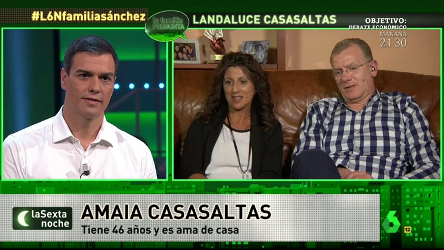 Amaia pregunta a Sánchez Amaia pregunta a Sánchez