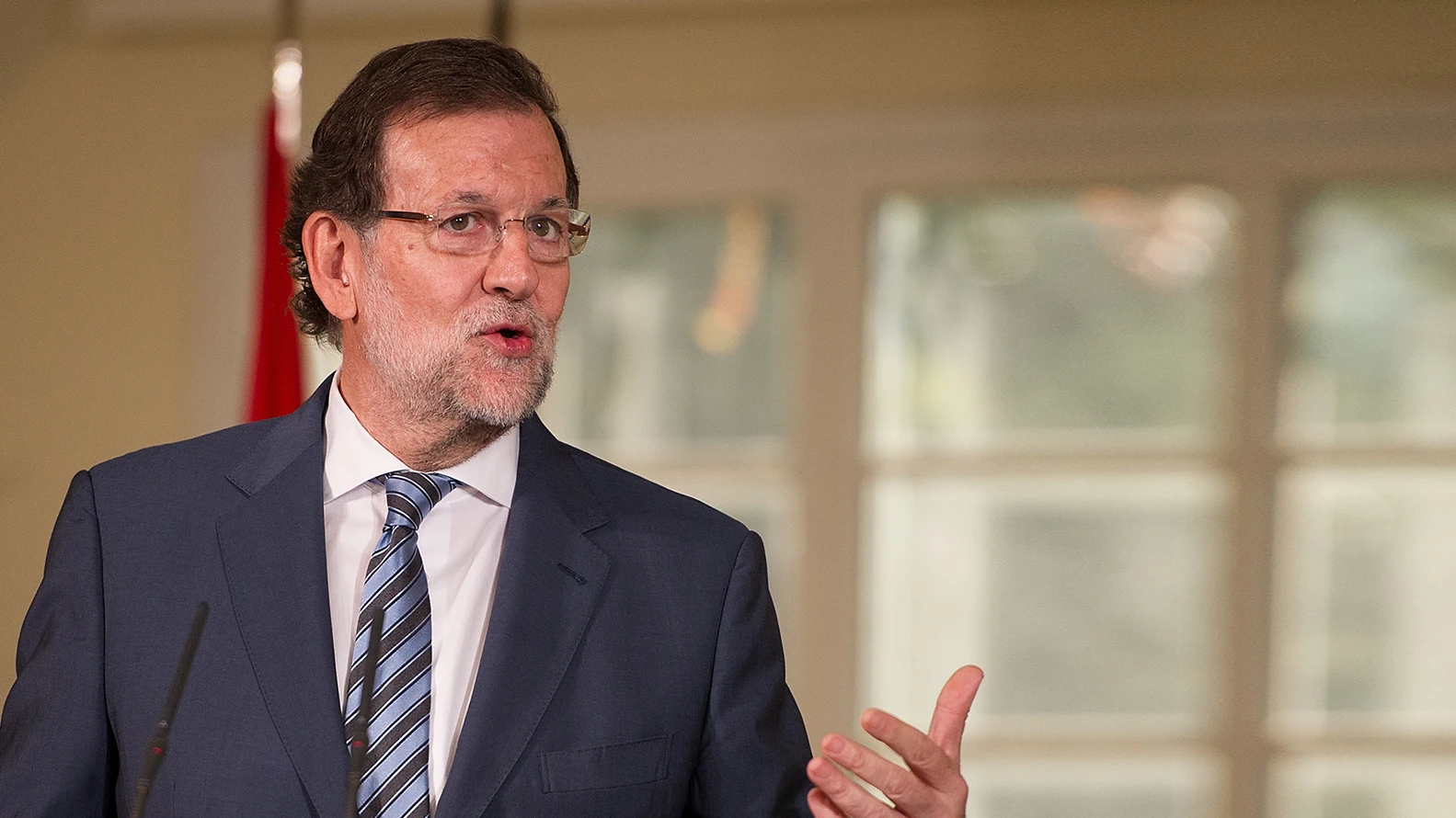 Mariano Rajoy en rueda de prensa