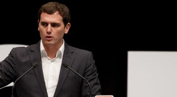 Albert Rivera en un mitin de Ciudadanos