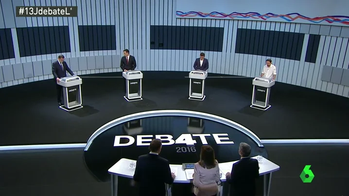 Los participantes del debate 13J