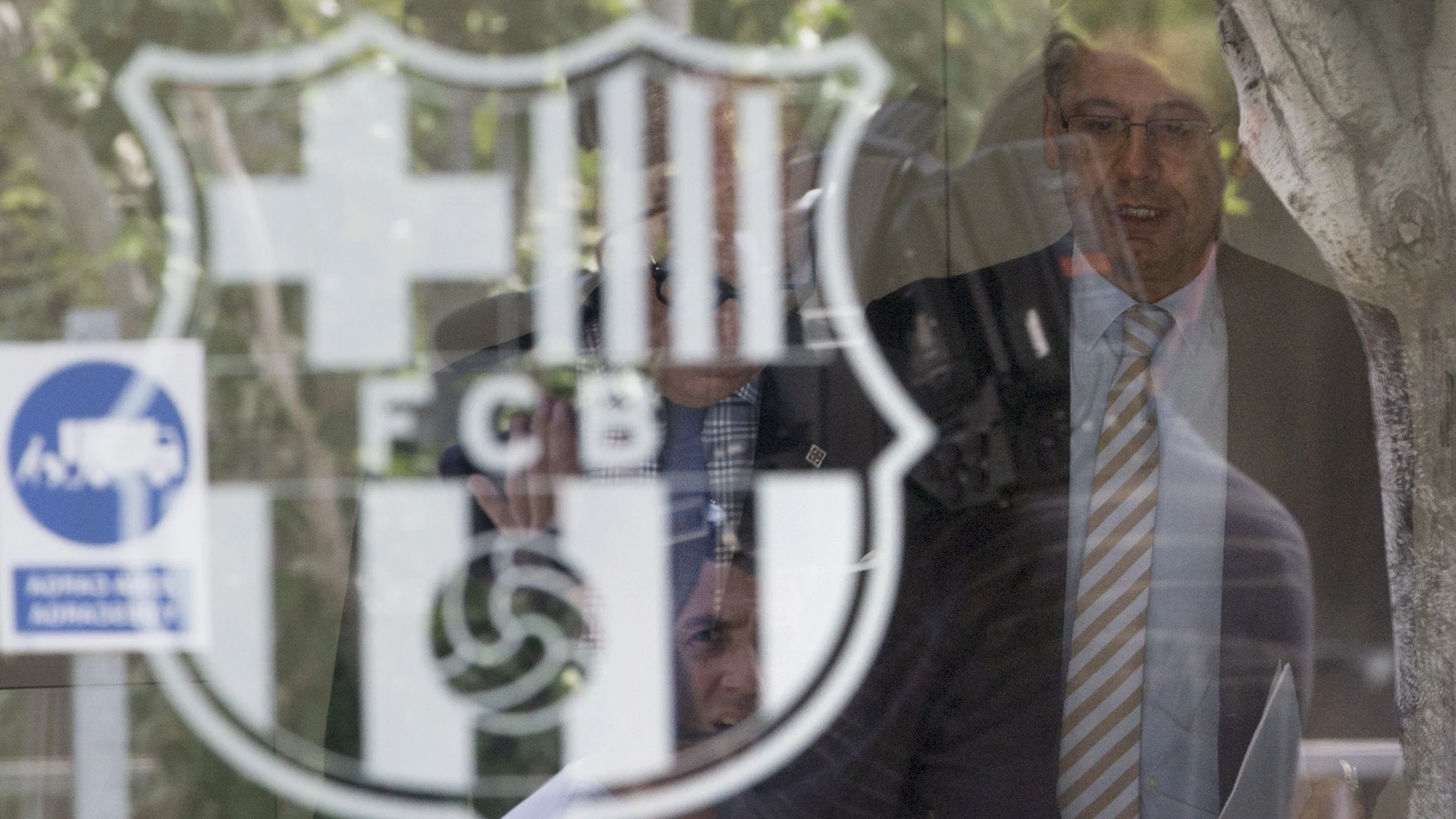 Bartomeu, en las oficinas del FC Barcelona