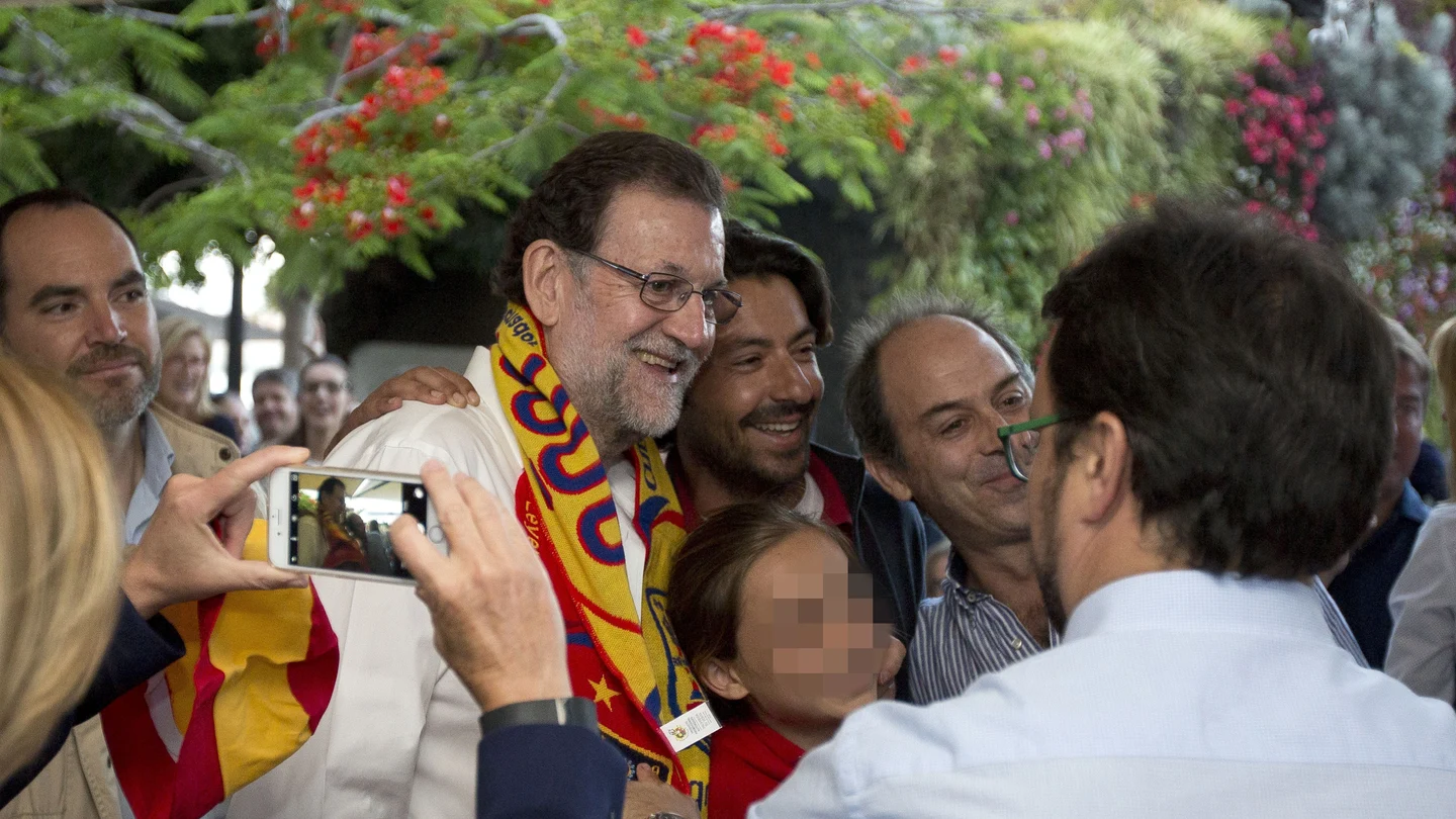 Rajoy, tras el partido de España Rajoy, tras el partido de España