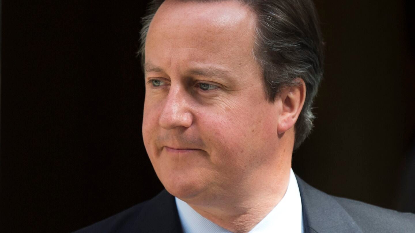 El primer ministro brit&aacute;nico, David Cameron