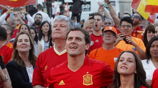El candidato de Ciudadanos a la presidencia del Gobierno, Albert Rivera, junto a Inés Arrimadas El candidato de Ciudadanos a la presidencia del Gobierno, Albert Rivera, junto a Inés Arrimadas