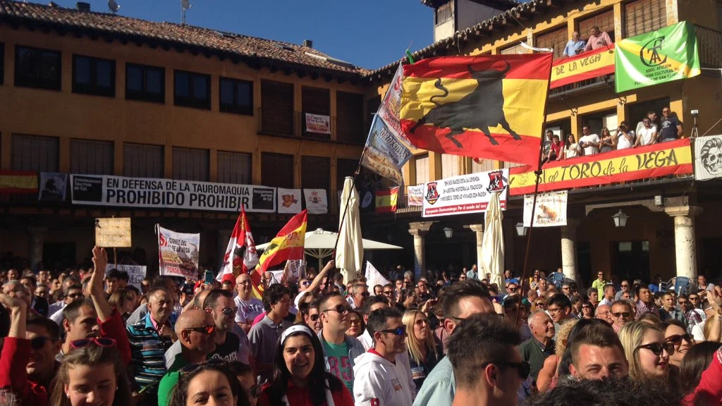 Manifestación a favor del Toro de la Vega Manifestación a favor del Toro de la Vega