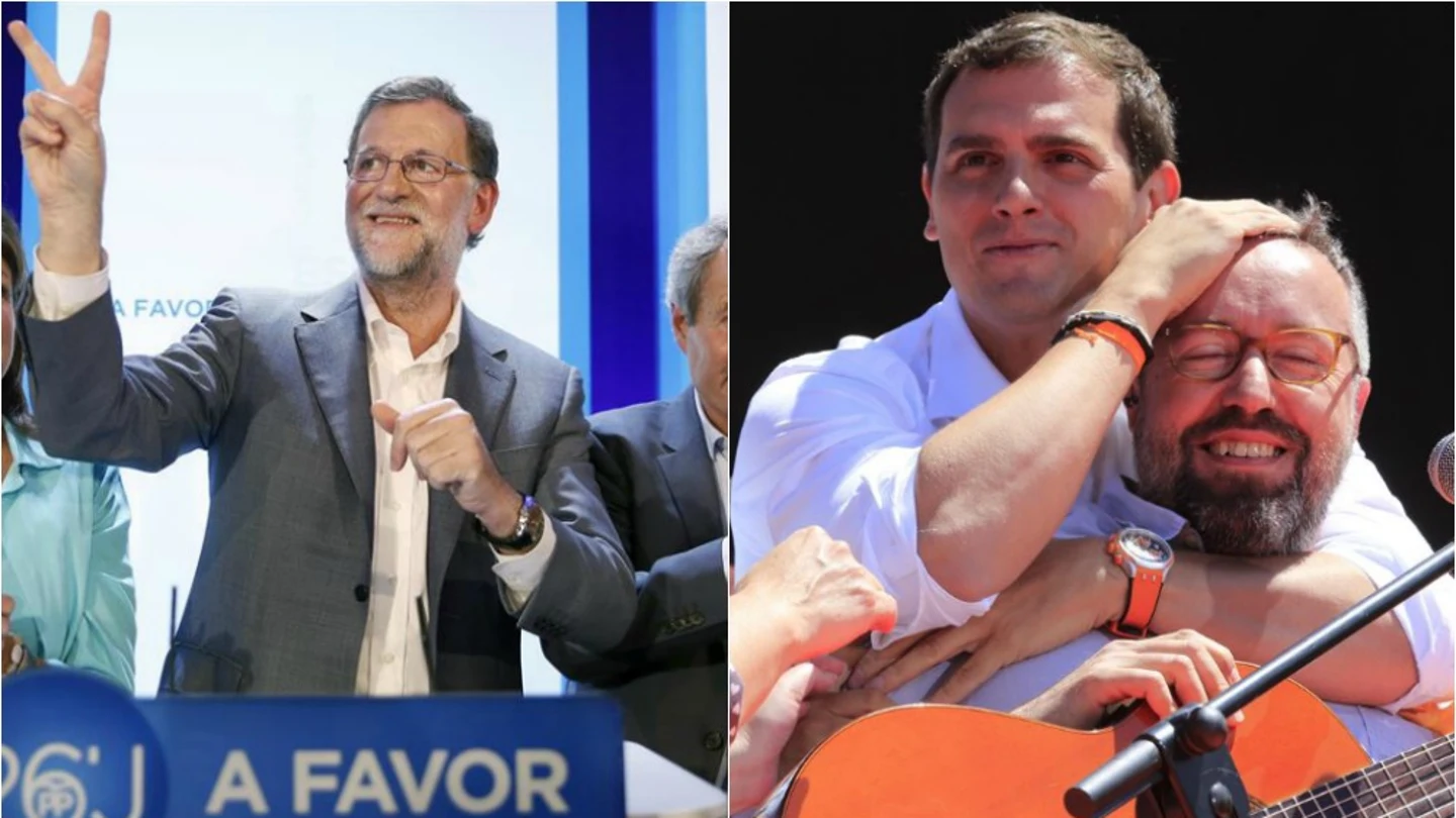 Rajoy, Rivera y Girauta Rajoy, Rivera y Girauta