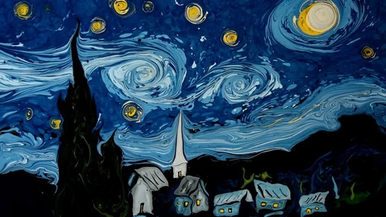 'La noche estrellada' de Van Gogh 'La noche estrellada' de Van Gogh