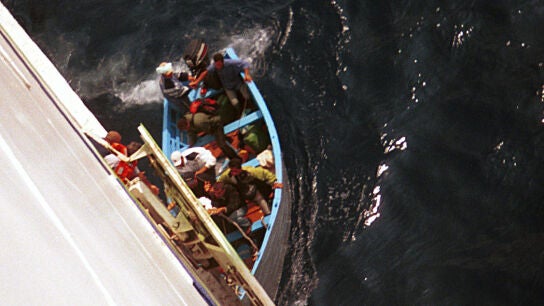 Rescate de una patera