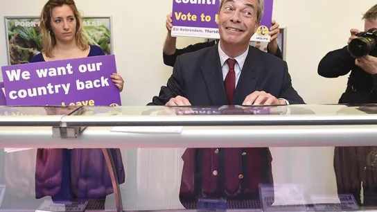 El líder del Partido por la Independencia del Reino Unido El líder del Partido por la Independencia del Reino Unido