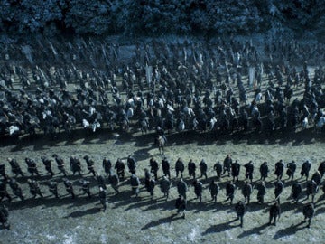 Momento de la batalla en el noveno capítulo de Juego de Tronos Momento de la batalla en el noveno capítulo de Juego de Tronos
