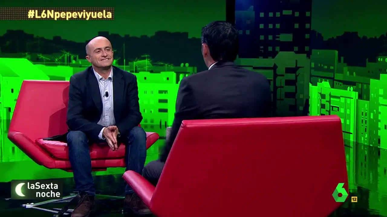 El actor Pepe Viyuela, en laSexta Noche