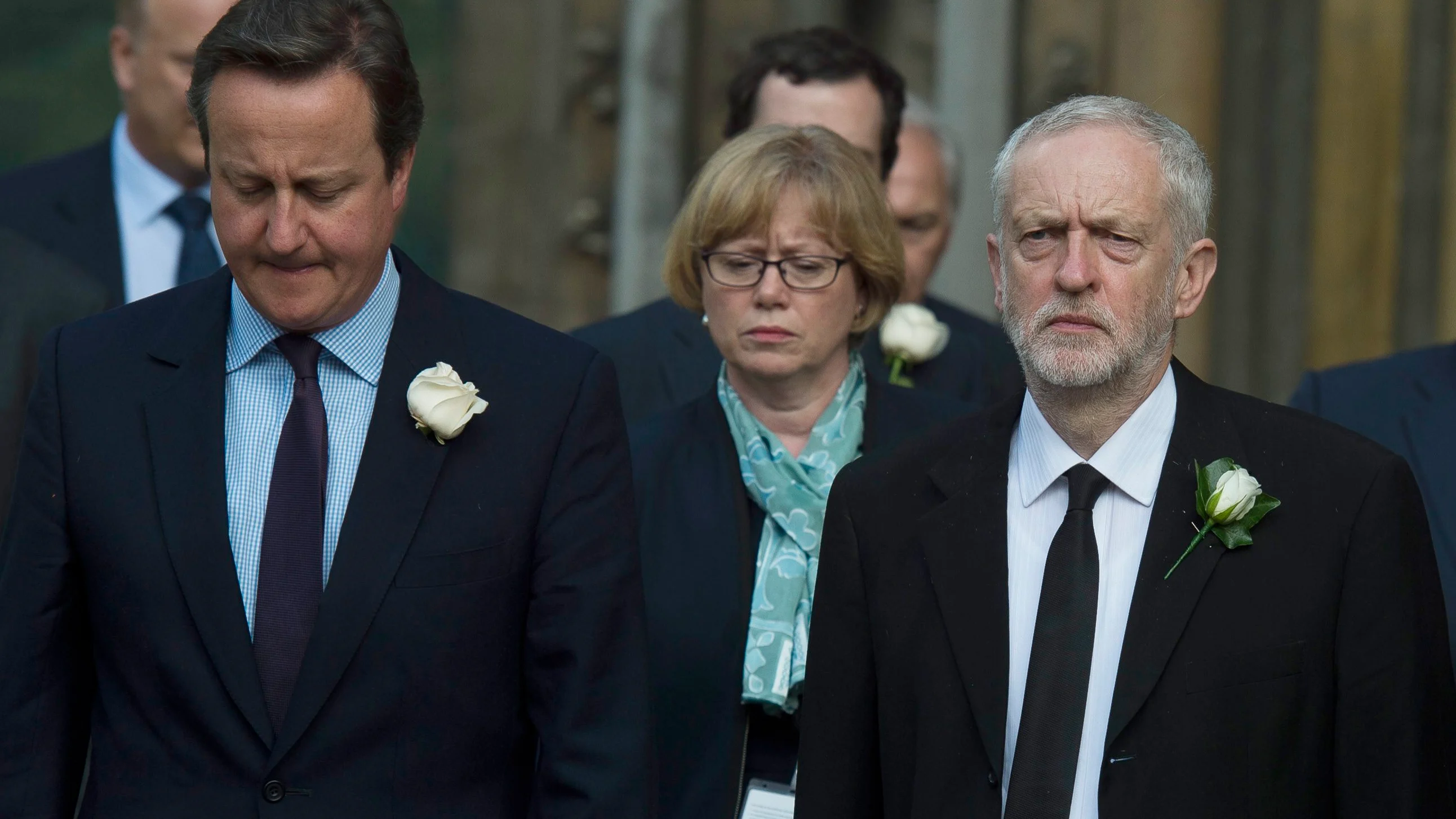 David Cameron en el homenaje a Jo Cox