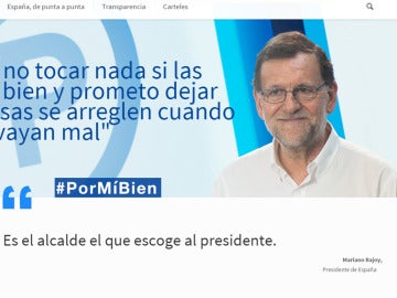Imagen de la web rajoypresidente.es Imagen de la web rajoypresidente.es