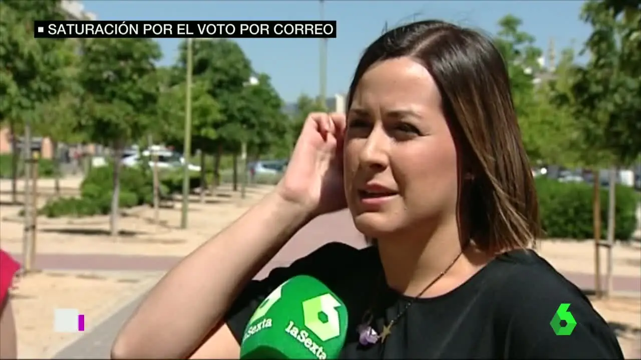 A Maria José no le llega el voto por correo