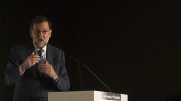 Rajoy durante un acto electoral