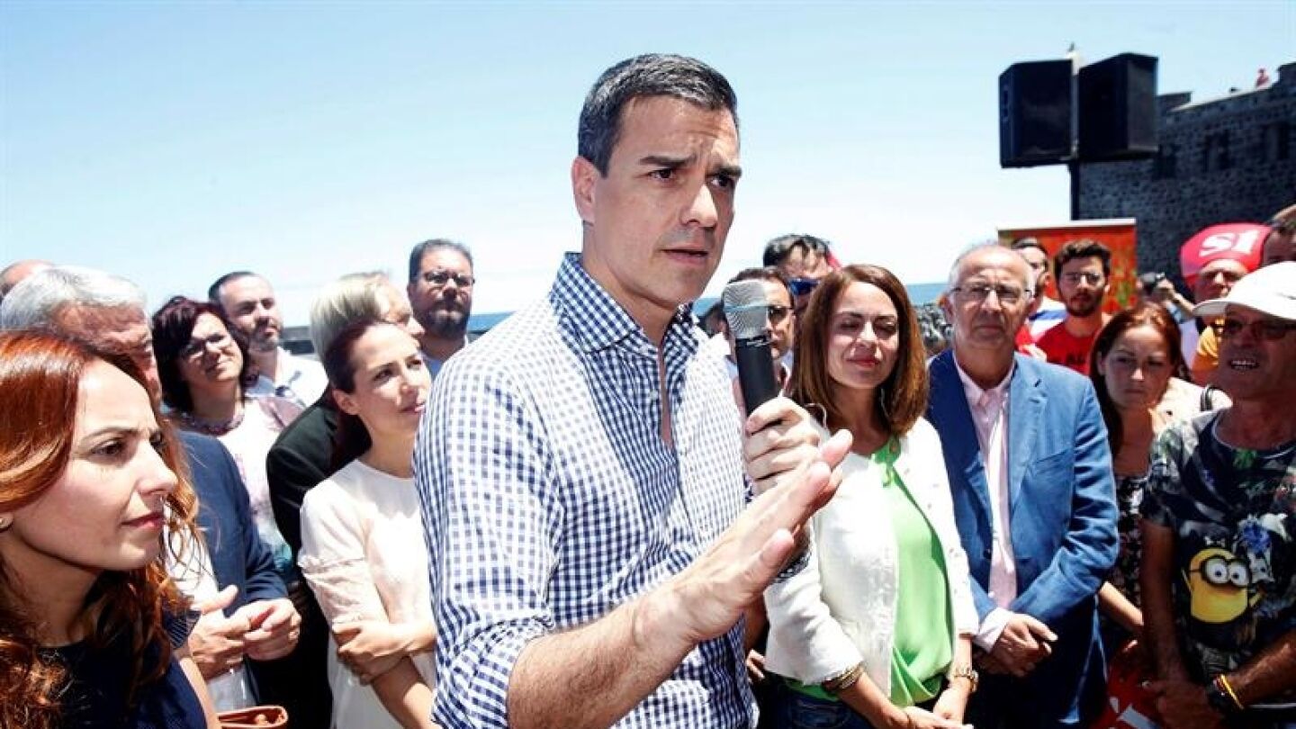 El l&iacute;der del PSOE, Pedro S&aacute;nchez