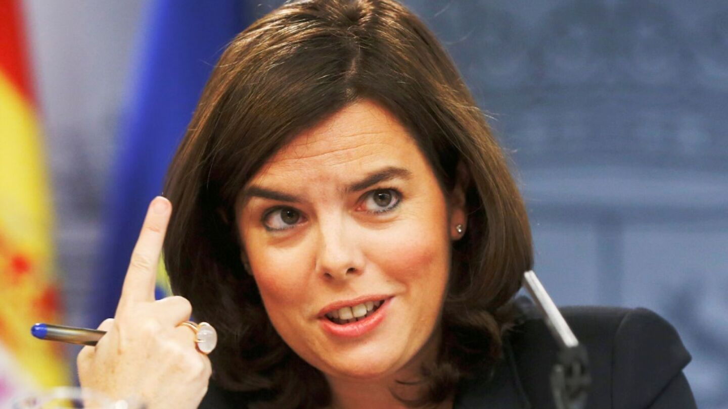 Soraya S&aacute;enz de Santamar&iacute;a, vicepresidenta del Gobierno en funciones