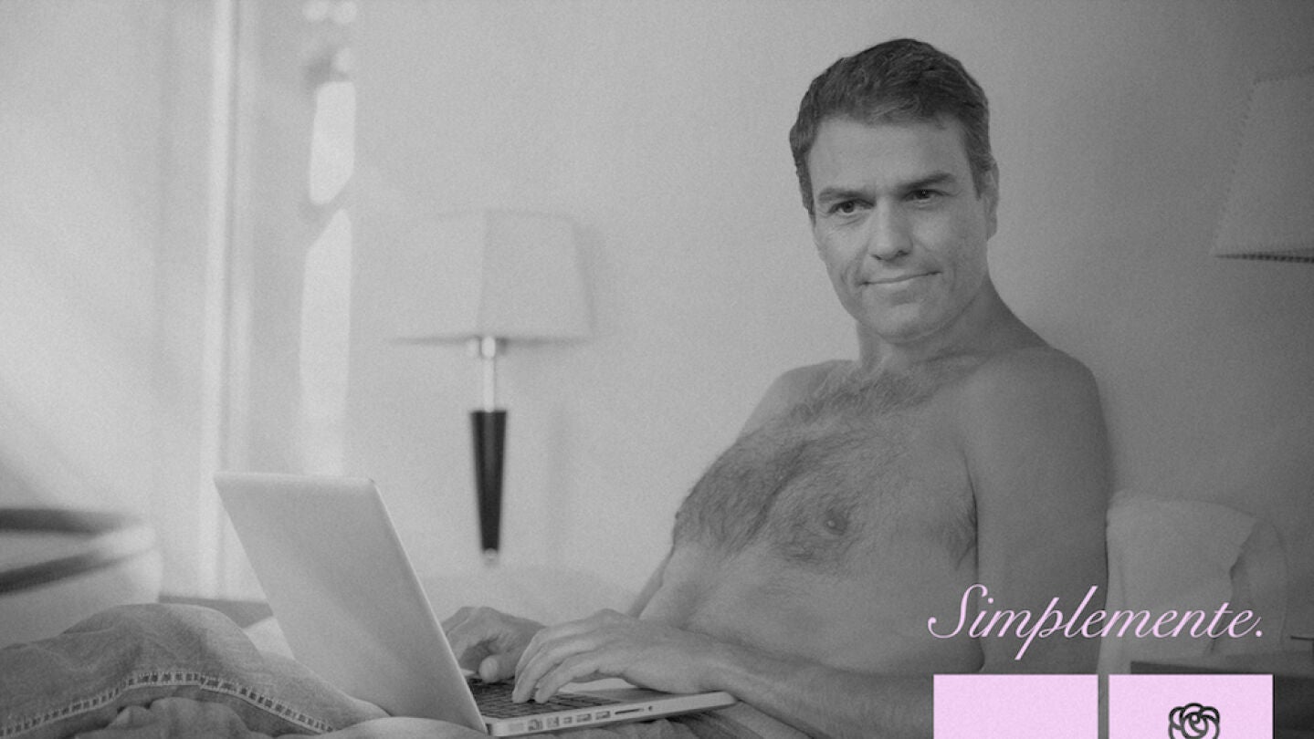 'El Mundo Today' muestra a S&aacute;nchez como un modelo de perfume