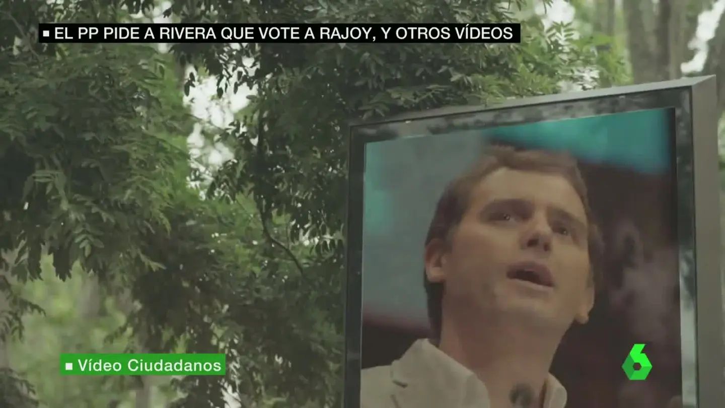Rivera en un vídeo electoral Rivera en un vídeo electoral