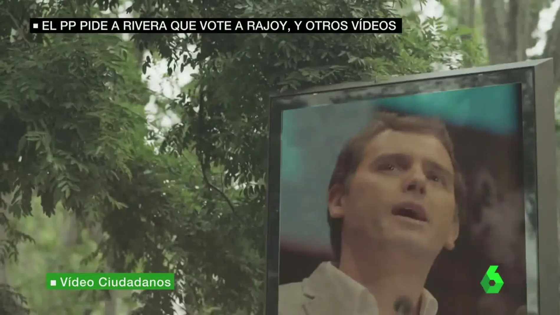 Rivera en un vídeo electoral