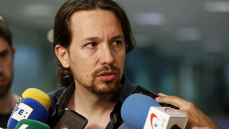 El líder de Podemos, Pablo Iglesias