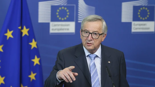 Juncker ante los medios Juncker ante los medios