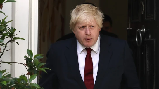 El exalcalde de Londres, Boris Johnson El exalcalde de Londres, Boris Johnson