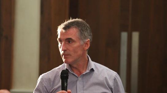 El presidente honorífico del partido republicano norirlandés Sinn Féin, Declan Kearney El presidente honorífico del partido republicano norirlandés Sinn Féin, Declan Kearney