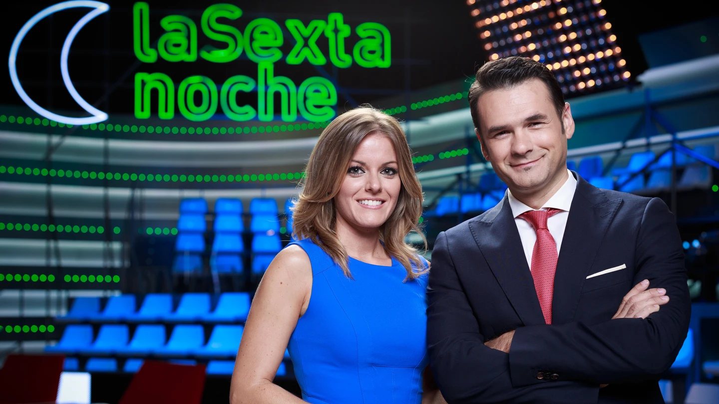 Iñaki López y Andrea Ropero, en laSexta Noche Iñaki López y Andrea Ropero, en laSexta Noche