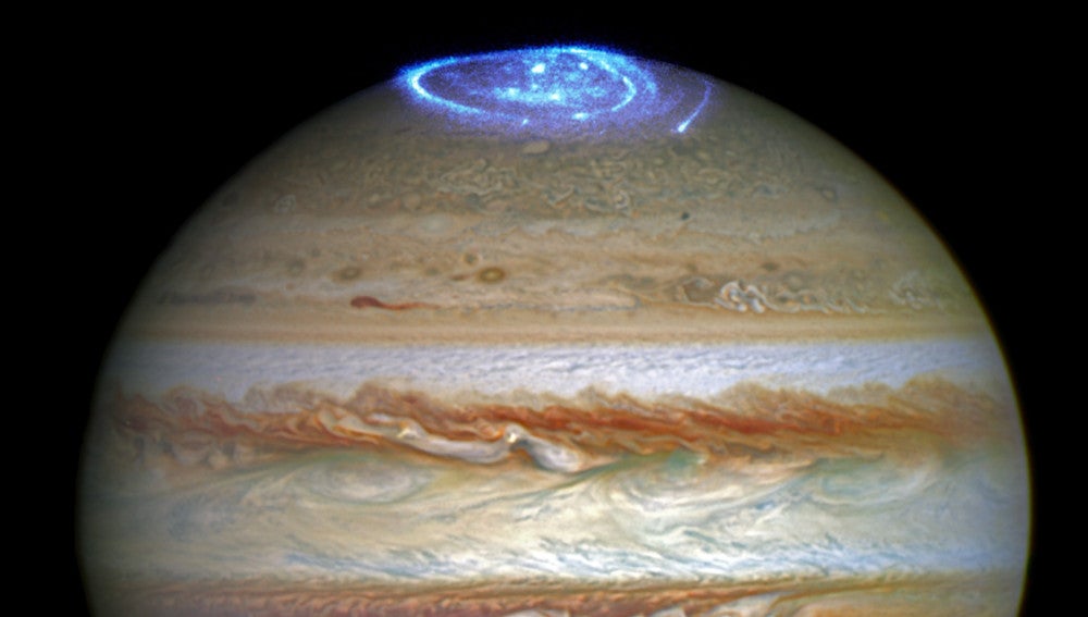 Auroras boreales en Júpiter