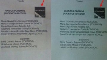 La Junta Electoral valida "casi 2.000 votos" de Unidos Podemos que fueron declarados nulos en Toledo