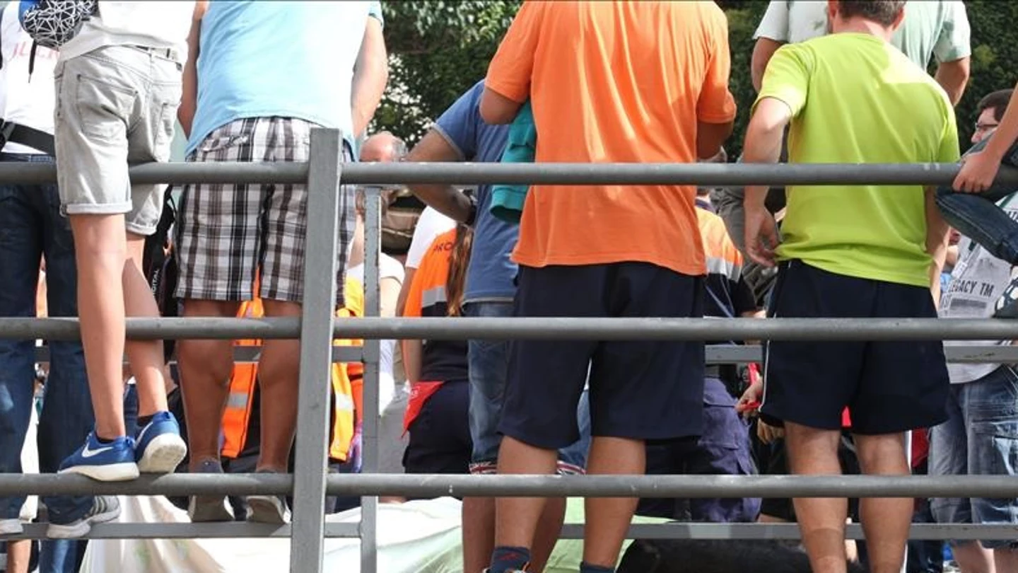 Dispositivo de seguridad en un encierro Dispositivo de seguridad en un encierro