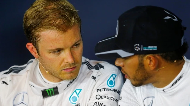 Hamilton y Rosberg